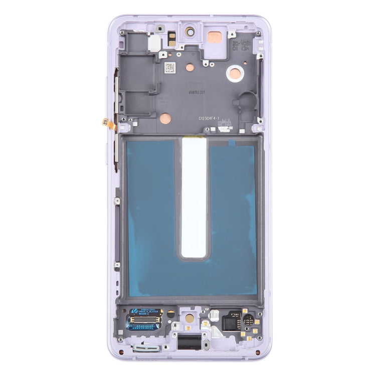 For Samsung Galaxy S21 FE 5G SM-G990B Original LCD Screen Digitizer Full Assembly with Frame (Purple)