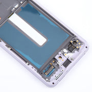 For Samsung Galaxy S21 FE 5G SM-G990B Original LCD Screen Digitizer Full Assembly with Frame (Purple)