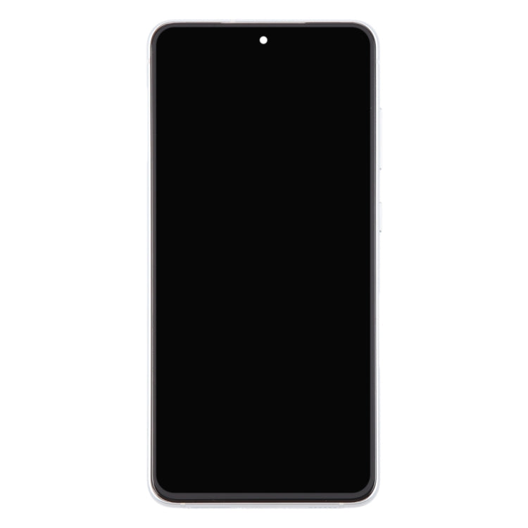 For Samsung Galaxy S21 FE 5G SM-G990B Original LCD Screen Digitizer Full Assembly with Frame (White)