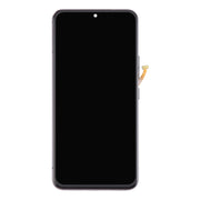 For Samsung Galaxy S22 5G SM-S901B Original LCD Screen Digitizer Full Assembly with Frame (Black)