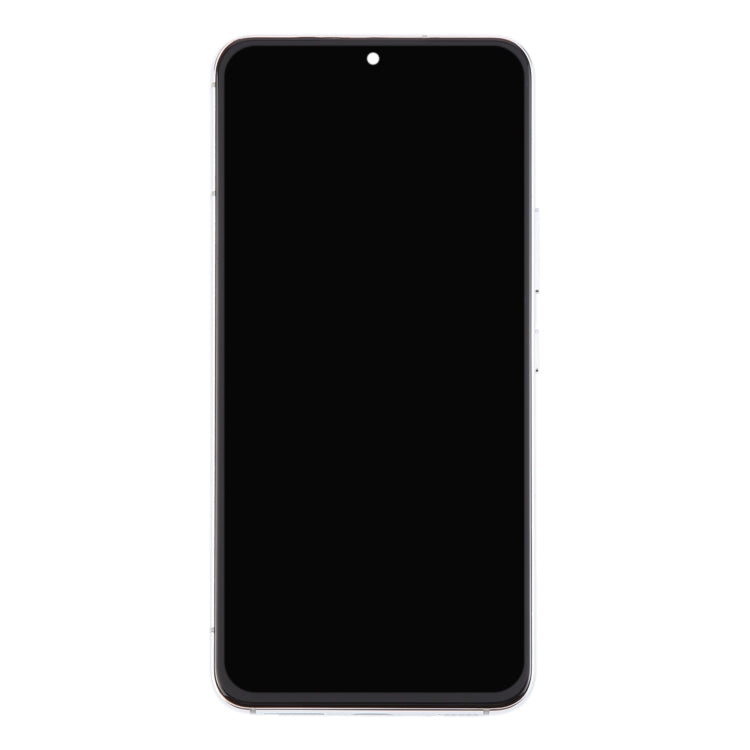 For Samsung Galaxy S22 5G SM-S901B Original LCD Screen Digitizer Full Assembly with Frame (White)