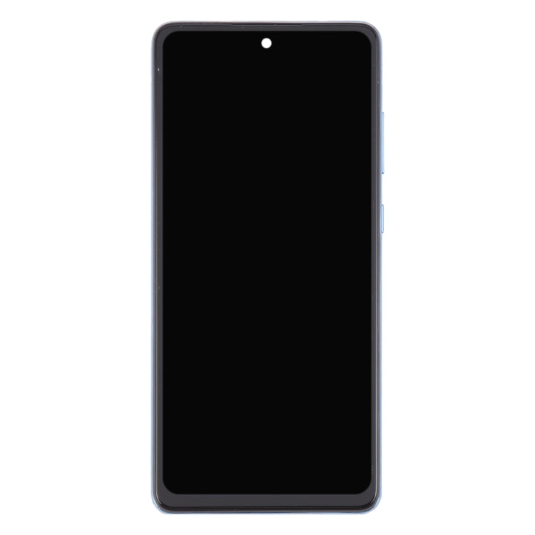 For Samsung Galaxy A72 4G SM-A725 6.43 inch OLED LCD Screen Digitizer Full Assembly with Frame (Blue)