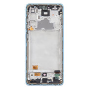For Samsung Galaxy A72 4G SM-A725 6.43 inch OLED LCD Screen Digitizer Full Assembly with Frame (Blue)