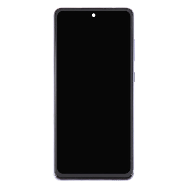For Samsung Galaxy A72 4G SM-A725 6.43 inch OLED LCD Screen Digitizer Full Assembly with Frame (Purple)