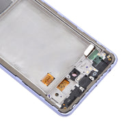 For Samsung Galaxy A72 4G SM-A725 6.43 inch OLED LCD Screen Digitizer Full Assembly with Frame (Purple)