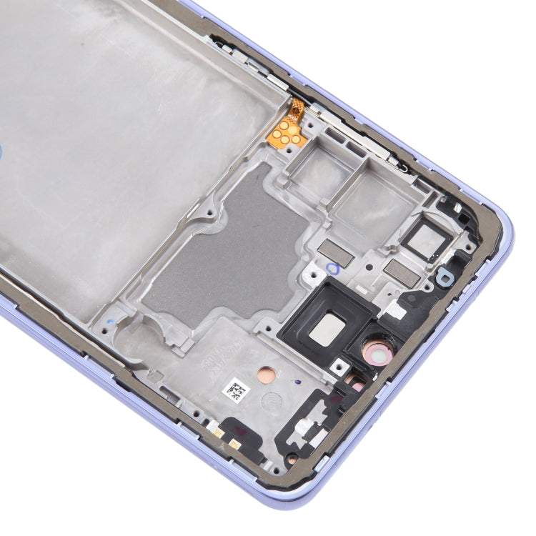 For Samsung Galaxy A72 4G SM-A725 6.43 inch OLED LCD Screen Digitizer Full Assembly with Frame (Purple)