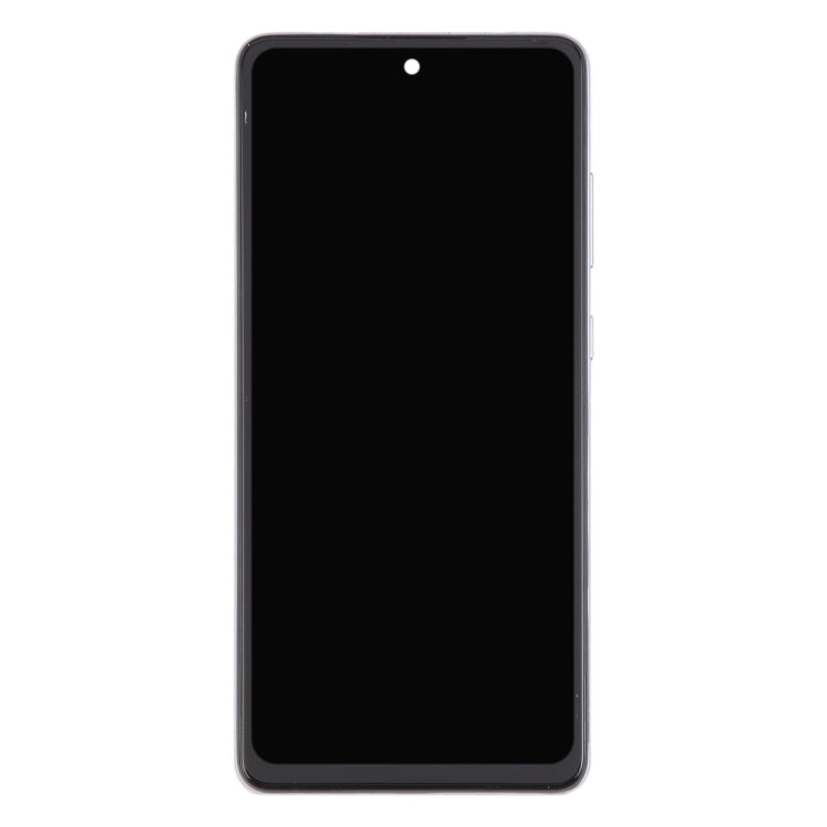 For Samsung Galaxy A72 4G SM-A725 6.43 inch OLED LCD Screen Digitizer Full Assembly with Frame (White)