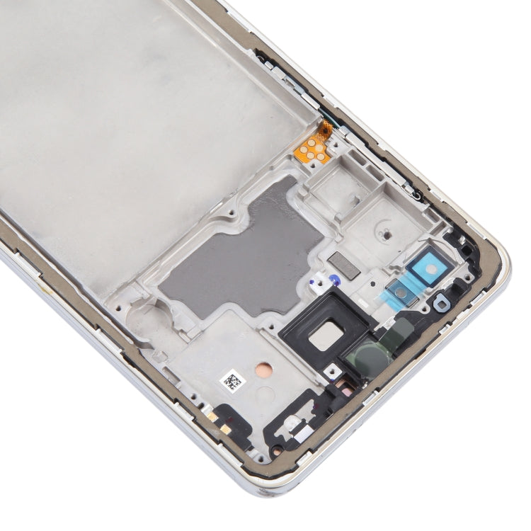 For Samsung Galaxy A72 4G SM-A725 6.43 inch OLED LCD Screen Digitizer Full Assembly with Frame (White)