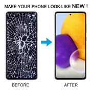 For Samsung Galaxy A72 4G SM-A725 6.43 inch OLED LCD Screen Digitizer Full Assembly with Frame (White)