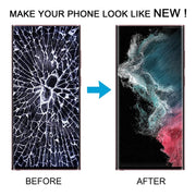 For Samsung Galaxy S22 Ultra 5G SM-S908B Original LCD Screen Digitizer Full Assembly with Frame (Black)