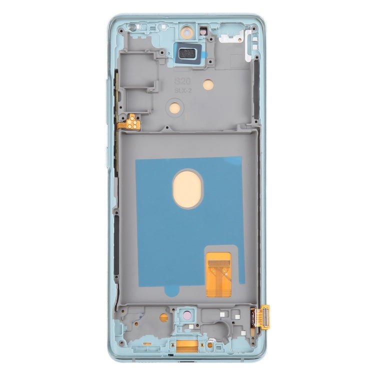 For Samsung Galaxy S20 FE SM-G780F 6.43 inch OLED LCD Screen Digitizer Full Assembly with Frame (Green)
