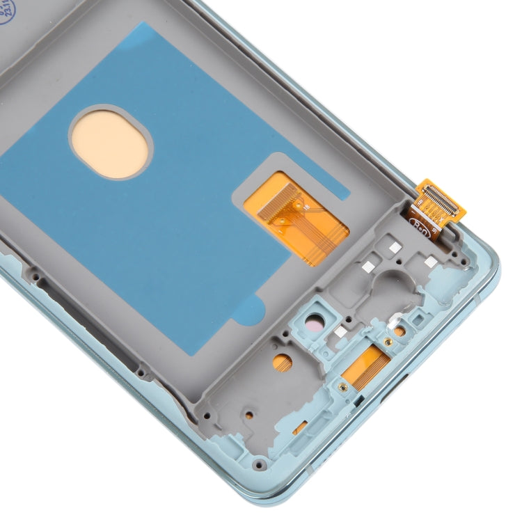 For Samsung Galaxy S20 FE SM-G780F 6.43 inch OLED LCD Screen Digitizer Full Assembly with Frame (Green)