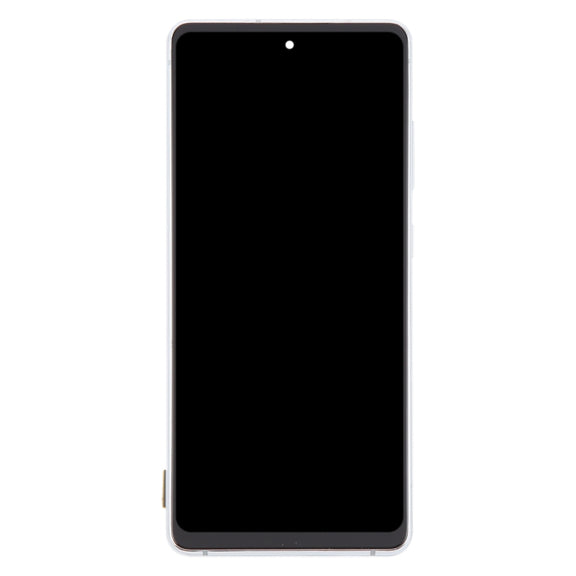 For Samsung Galaxy S20 FE SM-G780F 6.43 inch OLED LCD Screen Digitizer Full Assembly with Frame (Silver)