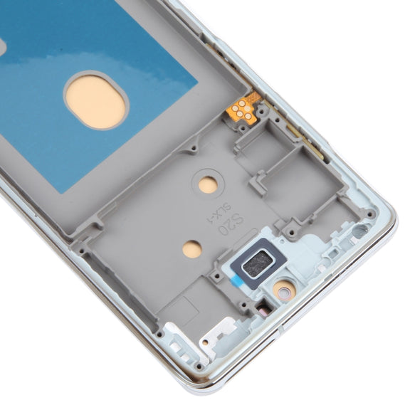 For Samsung Galaxy S20 FE SM-G780F 6.43 inch OLED LCD Screen Digitizer Full Assembly with Frame (Silver)
