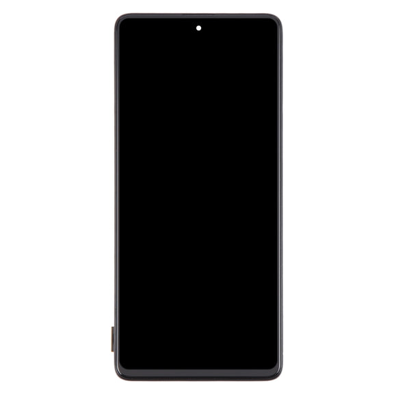 For Samsung Galaxy A71 4G SM-A715F 6.43 inch OLED LCD Screen Digitizer Full Assembly with Frame (Black)