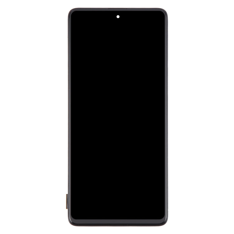 For Samsung Galaxy A71 4G SM-A715F 6.43 inch OLED LCD Screen Digitizer Full Assembly with Frame (Black)