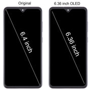 For Samsung Galaxy S21 FE 5G SM-G990B 6.36 inch EU Version OLED LCD Screen Digitizer Full Assembly with Frame (Black)