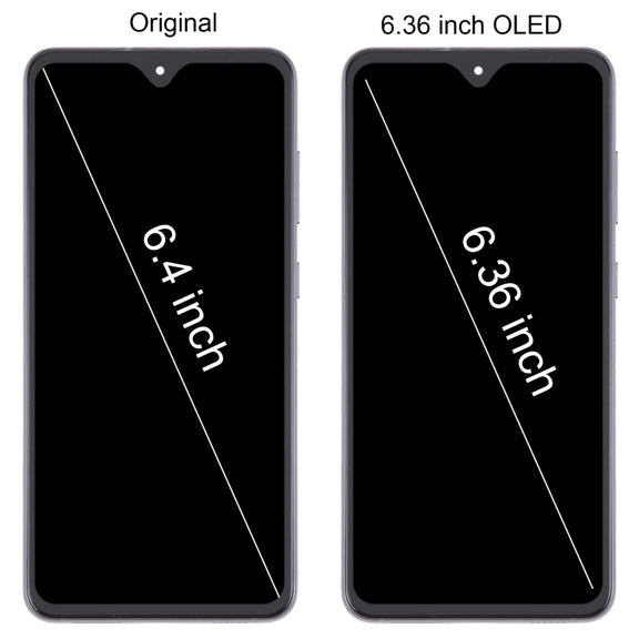 For Samsung Galaxy S21 FE 5G SM-G990B 6.36 inch EU Version OLED LCD Screen Digitizer Full Assembly with Frame (Black)