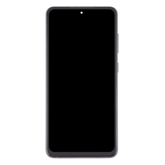 For Samsung Galaxy S21 FE 5G SM-G990B 6.43 inch EU Version OLED LCD Screen Digitizer Full Assembly with Frame (Black)