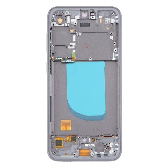 For Samsung Galaxy S23 FE SM-S711B 6.43 inch OLED LCD Screen Digitizer Full Assembly with Frame (Black)