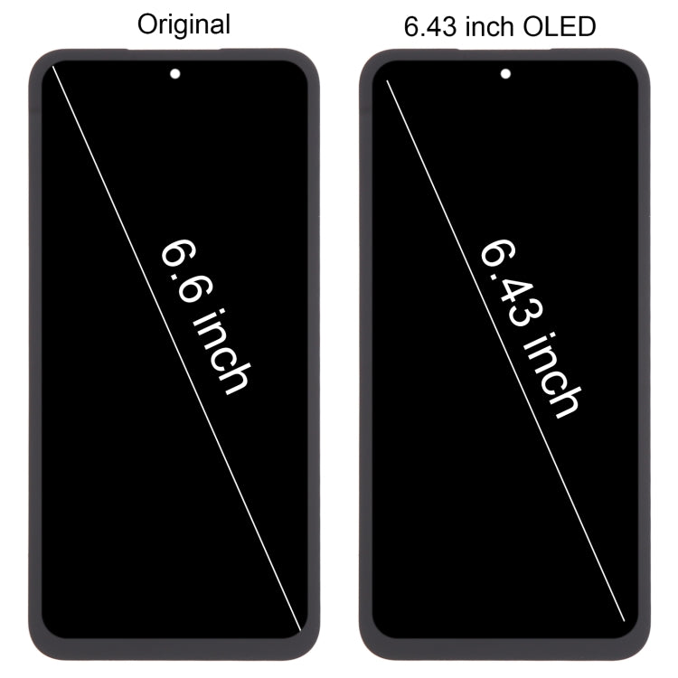 For Samsung Galaxy A55 SM-A556B 6.43 inch OLED LCD Screen Digitizer Full Assembly