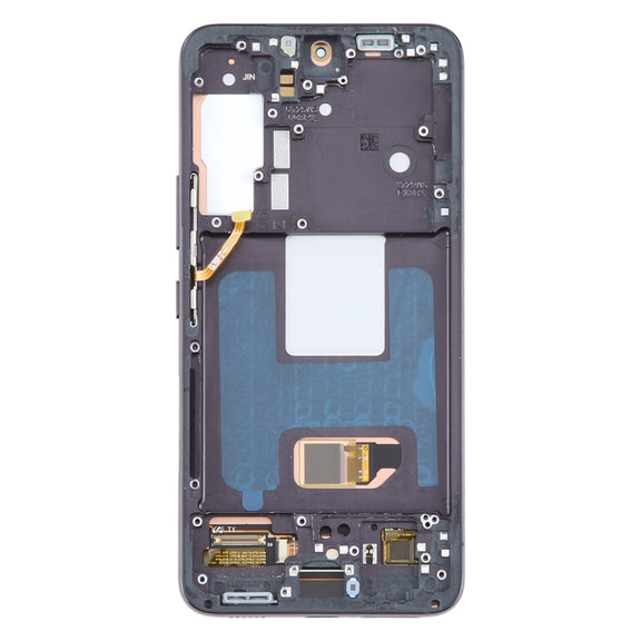 For Samsung Galaxy S22 5G SM-S901B US Version OLED LCD Screen Digitizer Full Assembly with Frame (Black)