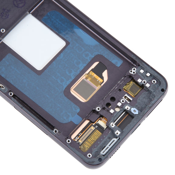 For Samsung Galaxy S22 5G SM-S901B US Version OLED LCD Screen Digitizer Full Assembly with Frame (Black)