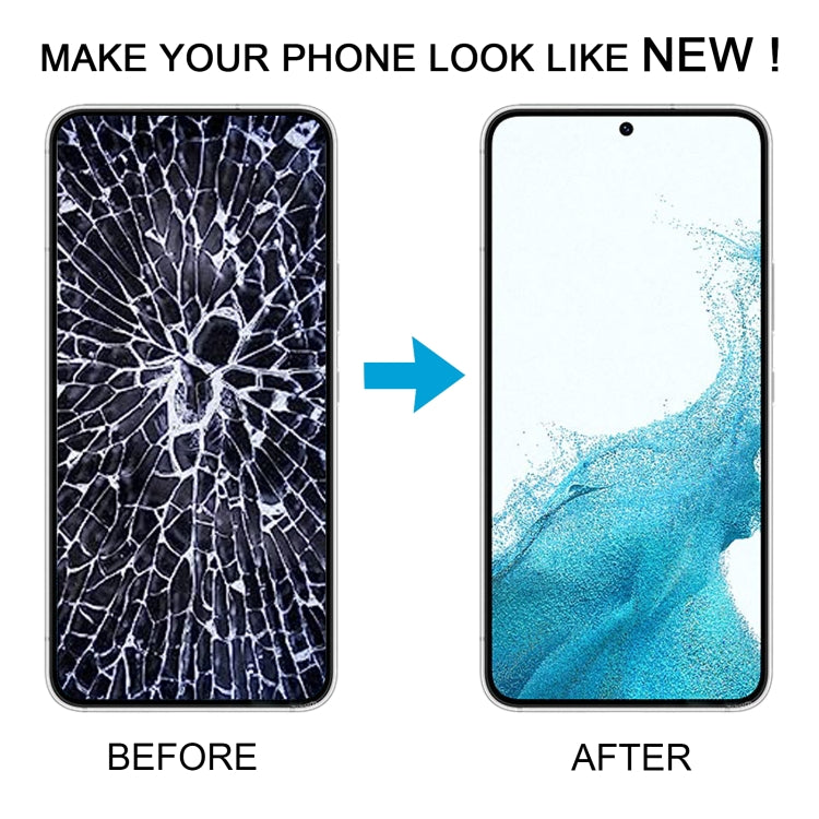 For Samsung Galaxy S22 5G SM-S901B US Version OLED LCD Screen Digitizer Full Assembly with Frame (Black)