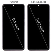For Samsung Galaxy S23 SM-S911B 6.43 inch US Version OLED LCD Screen Digitizer Full Assembly with Frame (Black)