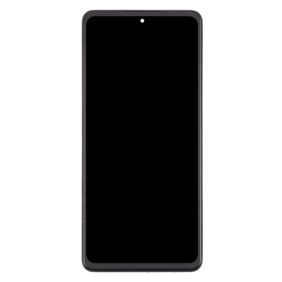 For Samsung Galaxy M54 SM-M546B OLED LCD Screen Digitizer Full Assembly with Frame (Black)