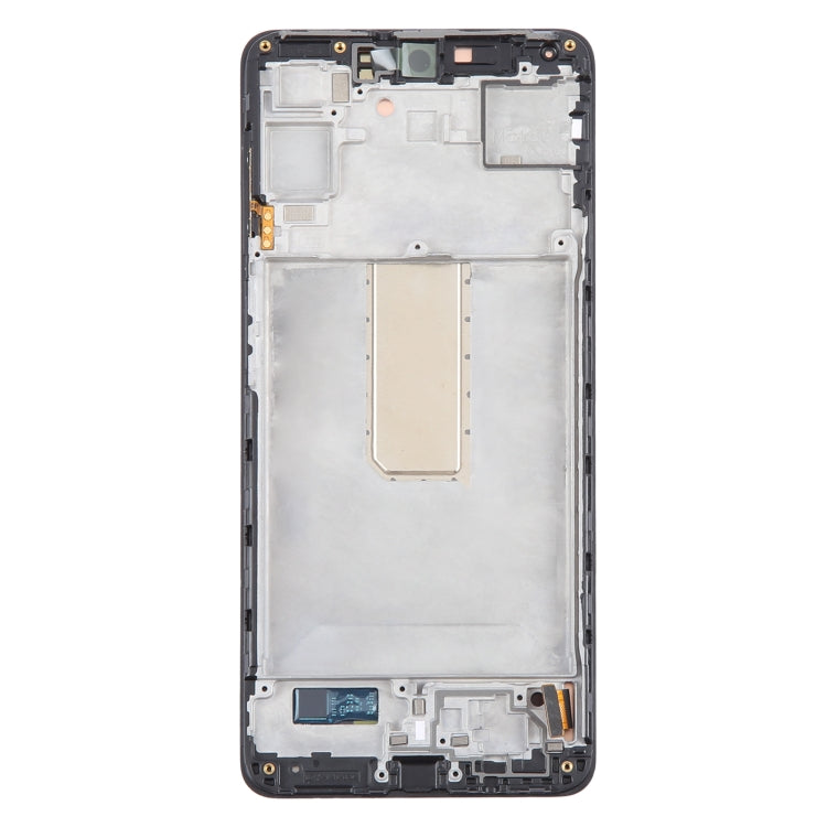 For Samsung Galaxy M54 SM-M546B OLED LCD Screen Digitizer Full Assembly with Frame (Black)