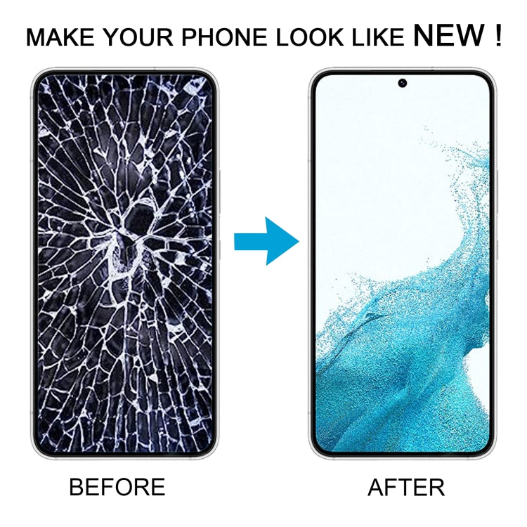 For Samsung Galaxy S22 5G SM-S901B EU Version OLED LCD Screen Digitizer Full Assembly with Frame (Black)