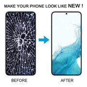 For Samsung Galaxy S22 5G SM-S901B EU Version OLED LCD Screen Digitizer Full Assembly with Frame (Black)