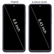 For Samsung Galaxy A35 SM-A356B 6.43 inch OLED LCD Screen Digitizer Full Assembly with Frame(Dark Blue)