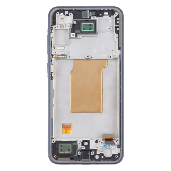 For Samsung Galaxy A35 SM-A356B 6.43 inch OLED LCD Screen Digitizer Full Assembly with Frame(Dark Blue)