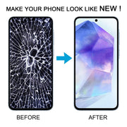 For Samsung Galaxy A35 SM-A356B 6.43 inch OLED LCD Screen Digitizer Full Assembly with Frame(Dark Blue)