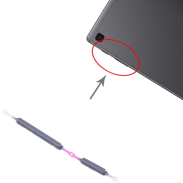 For Samsung Galaxy Tab A7 Lite SM-T225 Original Power Button and Volume Control Button (Black)