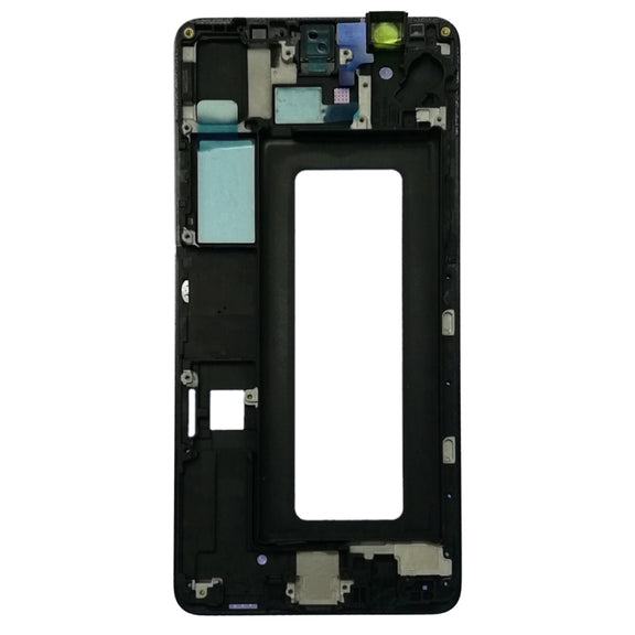 For Galaxy A8 Star / A9 Star / G8850 Front Housing LCD Frame Bezel Plate (Black)