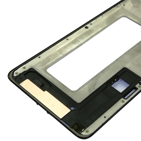 For Galaxy A8 Star / A9 Star / G8850 Front Housing LCD Frame Bezel Plate (Black)
