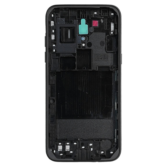 For Galaxy J2 Pro (2018), J2 (2018), J250F/DS Back Cover + Middle Frame Bezel Plate (Black)