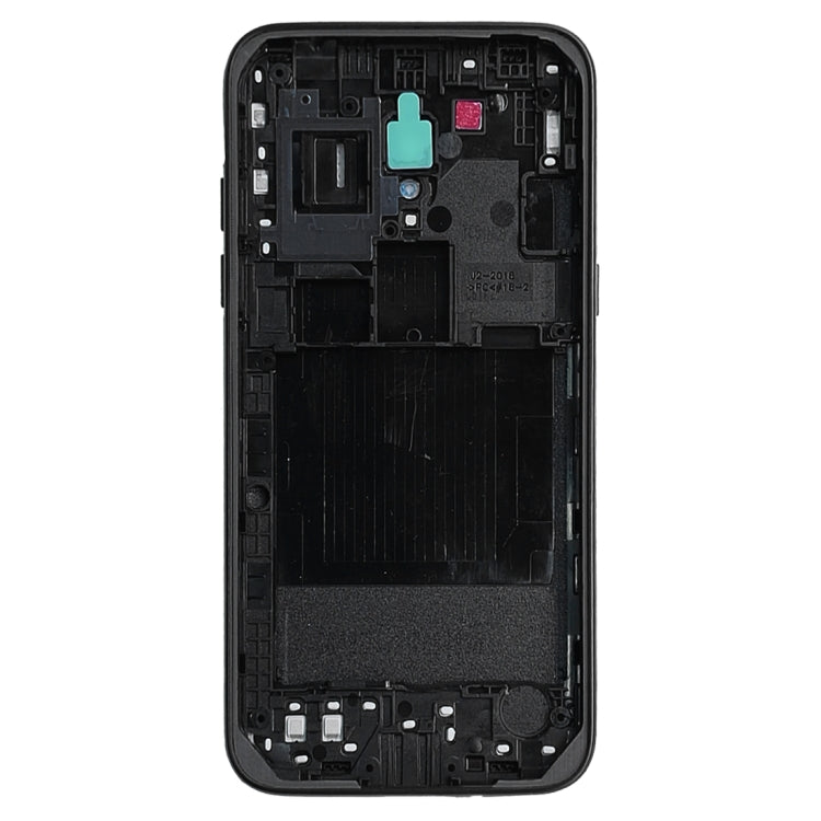 For Galaxy J2 Pro (2018), J2 (2018), J250F/DS Back Cover + Middle Frame Bezel Plate (Black)