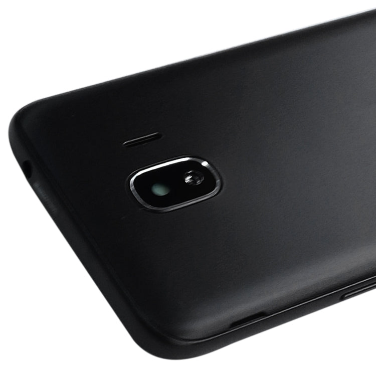 For Galaxy J2 Pro (2018), J2 (2018), J250F/DS Back Cover + Middle Frame Bezel Plate (Black)