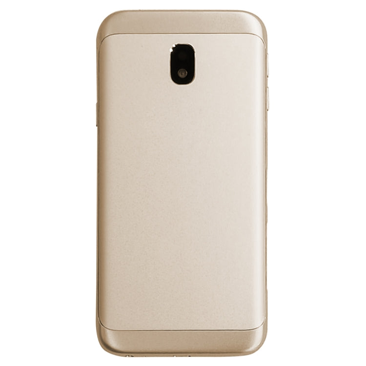 For Galaxy J3 (2017), J3 Pro (2017), J330F/DS, J330G/DS Back Cover (Gold)