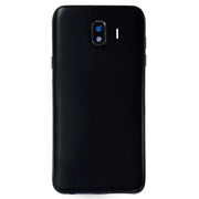 For Galaxy J4, J400F/DS, J400G/DS Back Cover + Middle Frame Bezel Plate (Black)