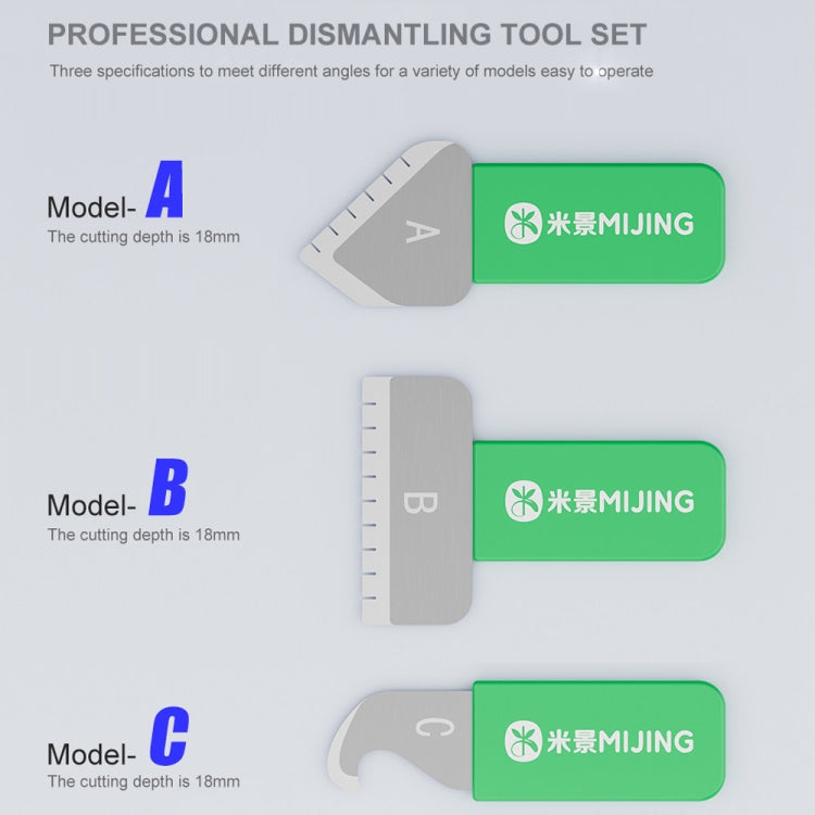 Mijing ABC Multipurpose Tooth-Type Professional LCD Screen Dismantling Tool Set