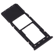 For Galaxy A10 SIM Card Tray + Micro SD Card Tray (Black)