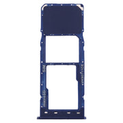 For Galaxy A10 SIM Card Tray + Micro SD Card Tray (Blue)
