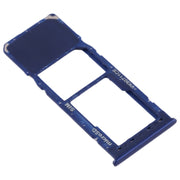 For Galaxy A10 SIM Card Tray + Micro SD Card Tray (Blue)