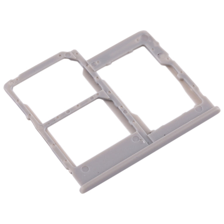 For Galaxy A40 SIM Card Tray + SIM Card Tray + Micro SD Card Tray (Grey)