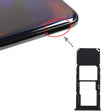 For Galaxy A70 SIM Card Tray + Micro SD Card Tray (Black) - free shipping - PMc TechLife - Order now!